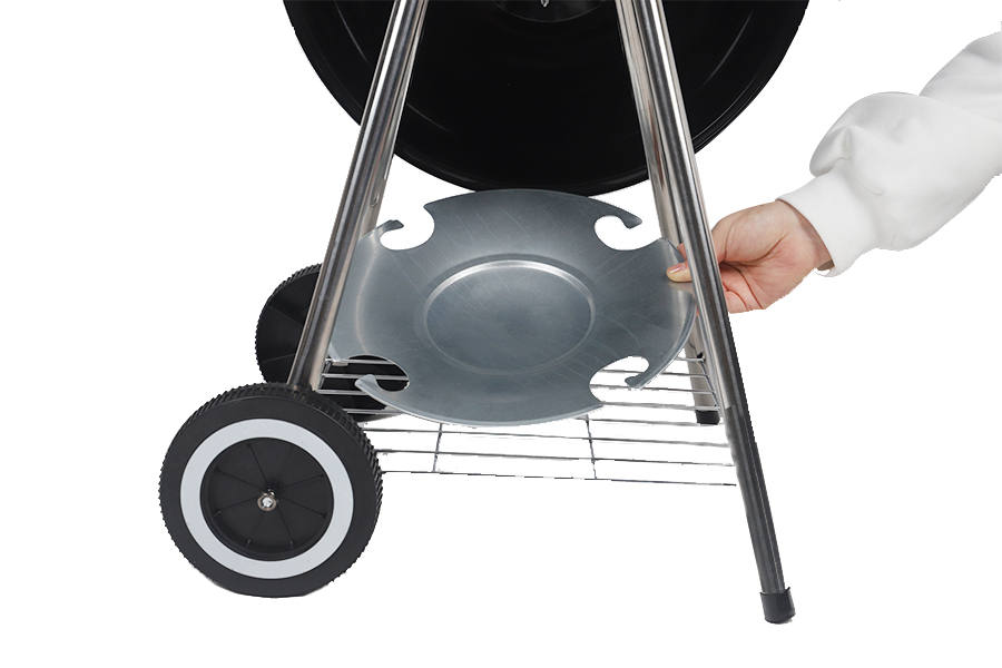 22 inch deep bottom Apple Charcoal Grill (7)